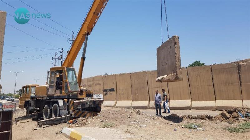 صور من بغداد: رفع مرابطات وفتح 11 زقاقاً مغلقاً في جانب الكرخ